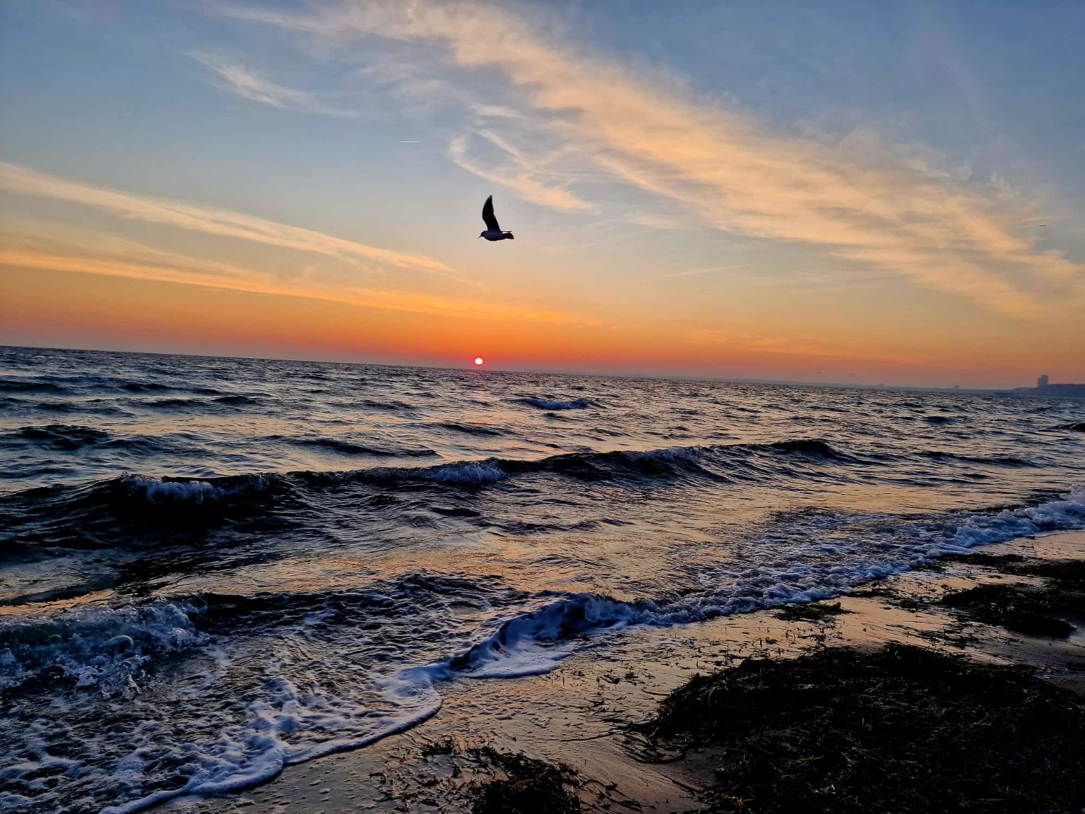 Sonnenuntergang über der Ostsee